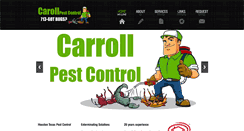 Desktop Screenshot of carrollpestcontrol.com